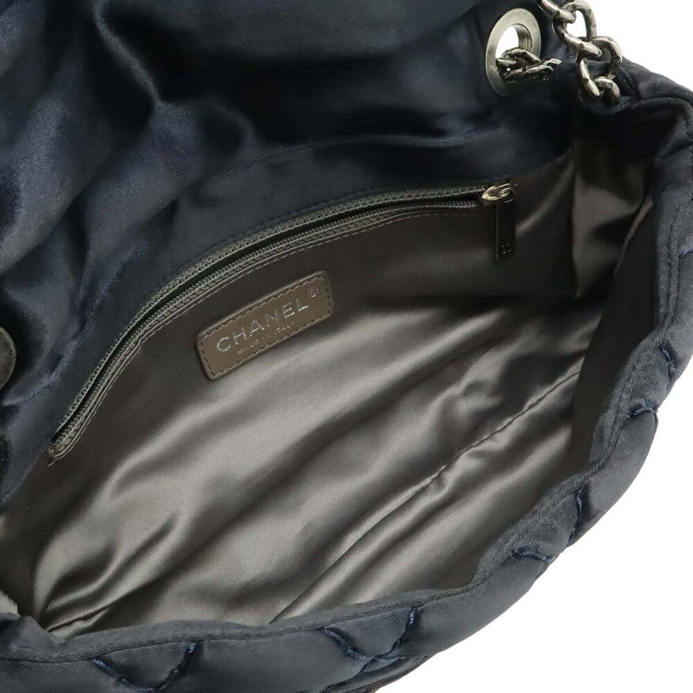 CHANEL Blue Logo Shoulder Bag - Picture 8 of 10